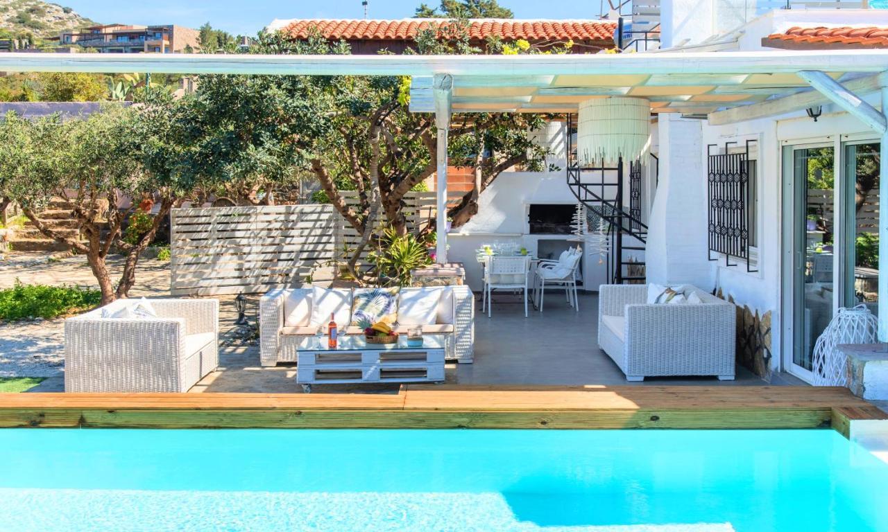 Cretan Lodge Heated Pool آغيوس نيكولاوس المظهر الخارجي الصورة