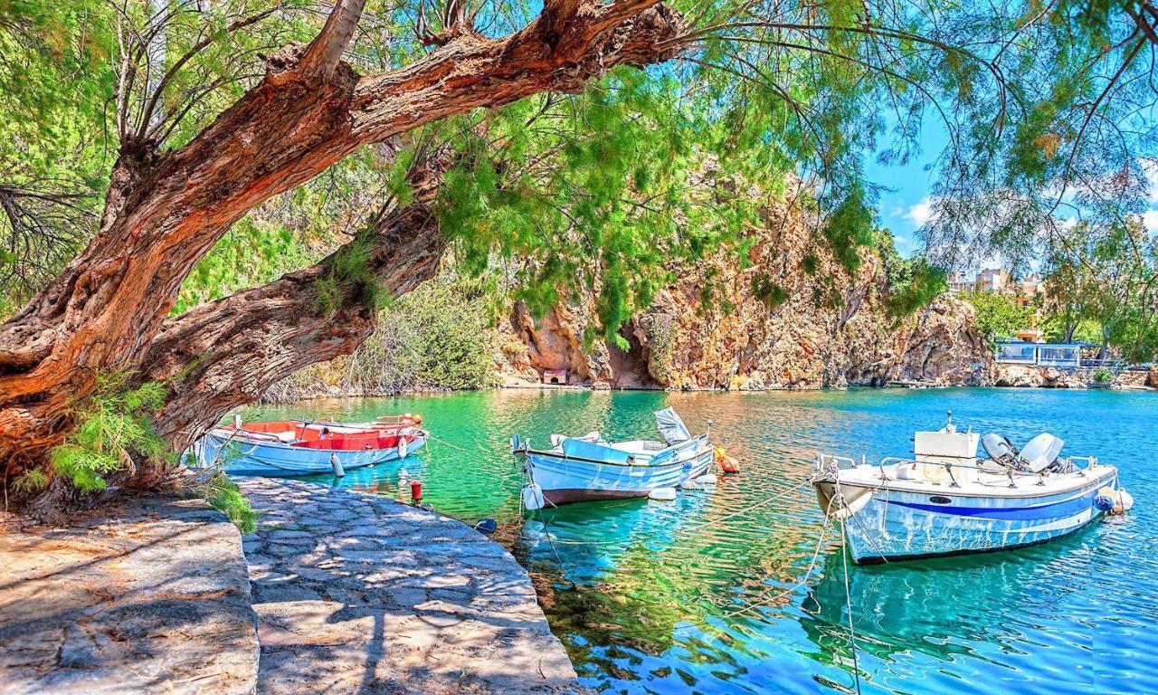 Cretan Lodge Heated Pool آغيوس نيكولاوس المظهر الخارجي الصورة