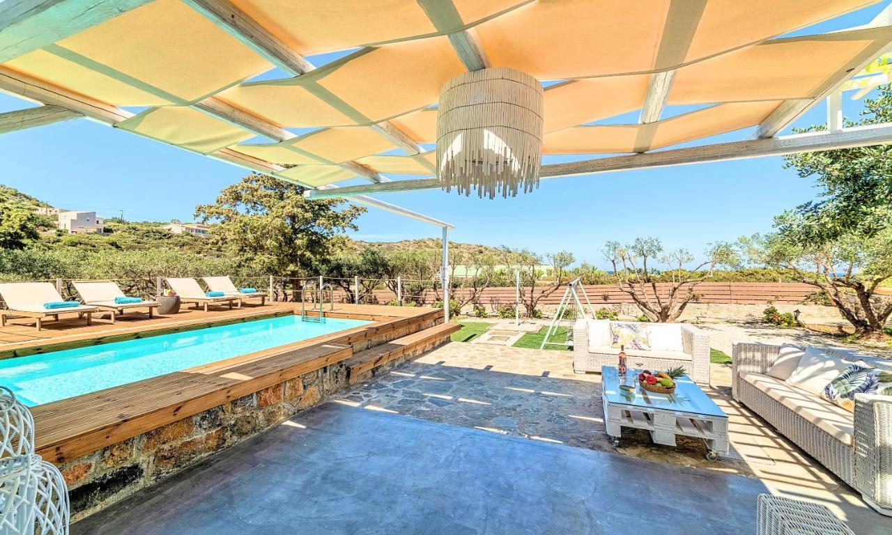Cretan Lodge Heated Pool آغيوس نيكولاوس المظهر الخارجي الصورة