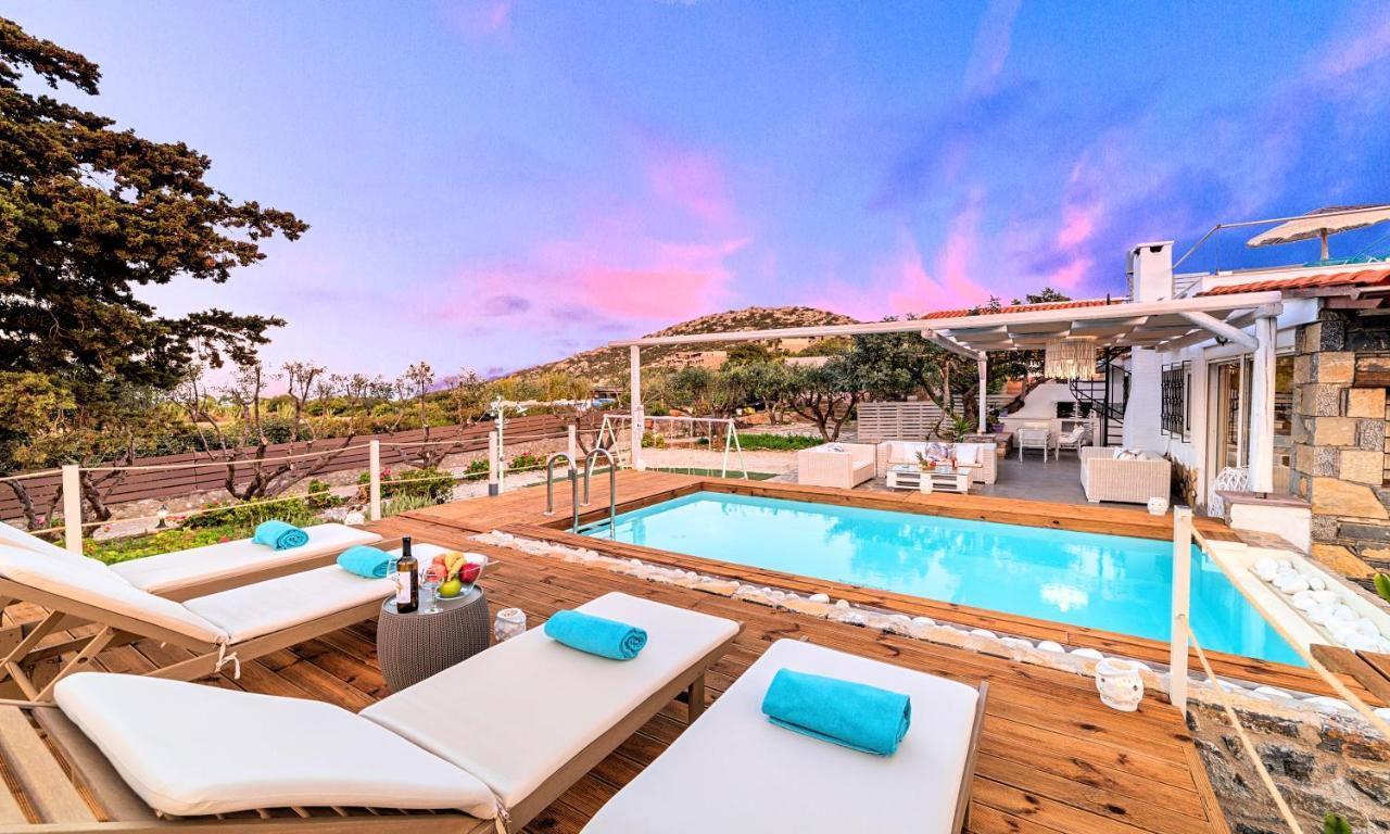 Cretan Lodge Heated Pool آغيوس نيكولاوس المظهر الخارجي الصورة