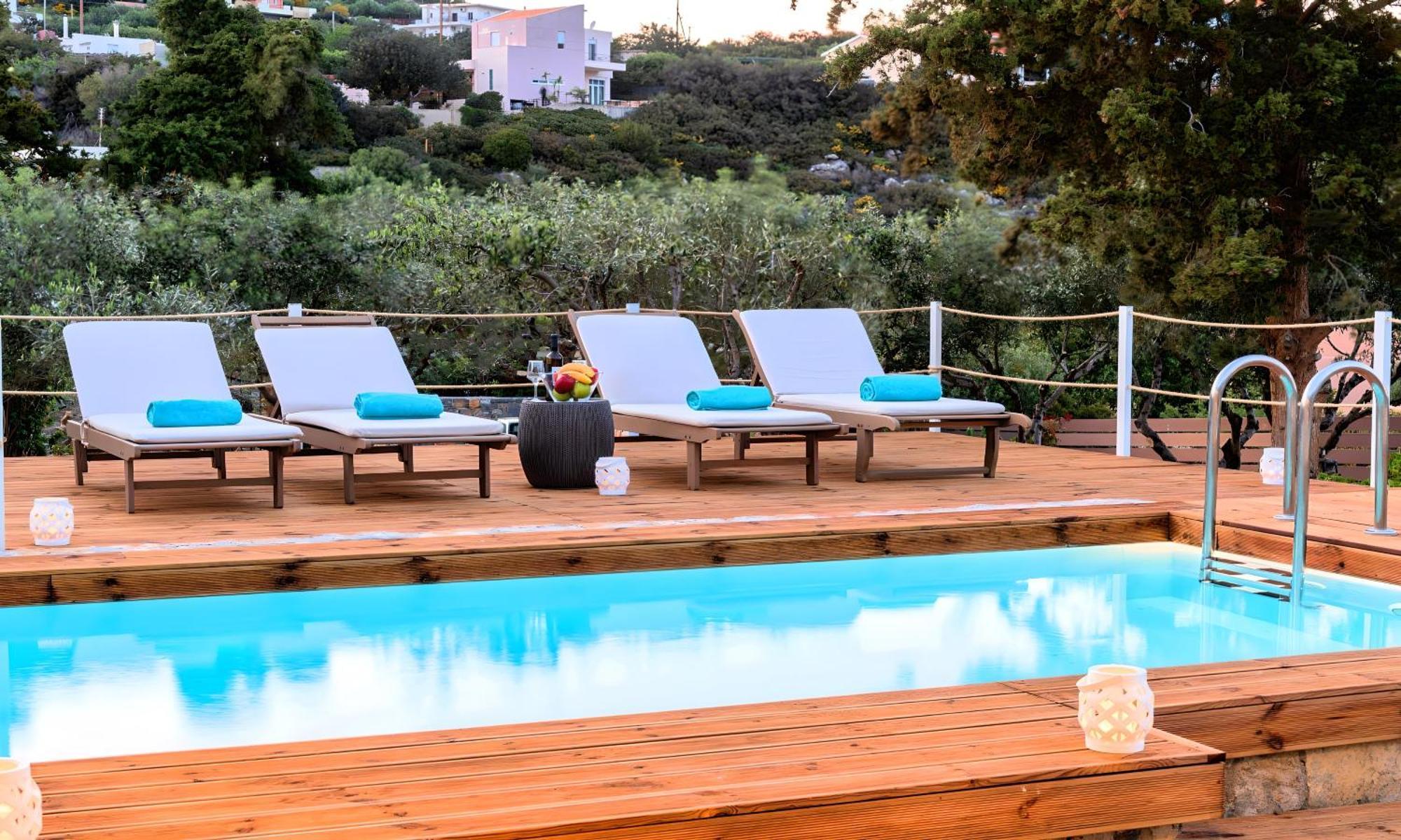 Cretan Lodge Heated Pool آغيوس نيكولاوس المظهر الخارجي الصورة
