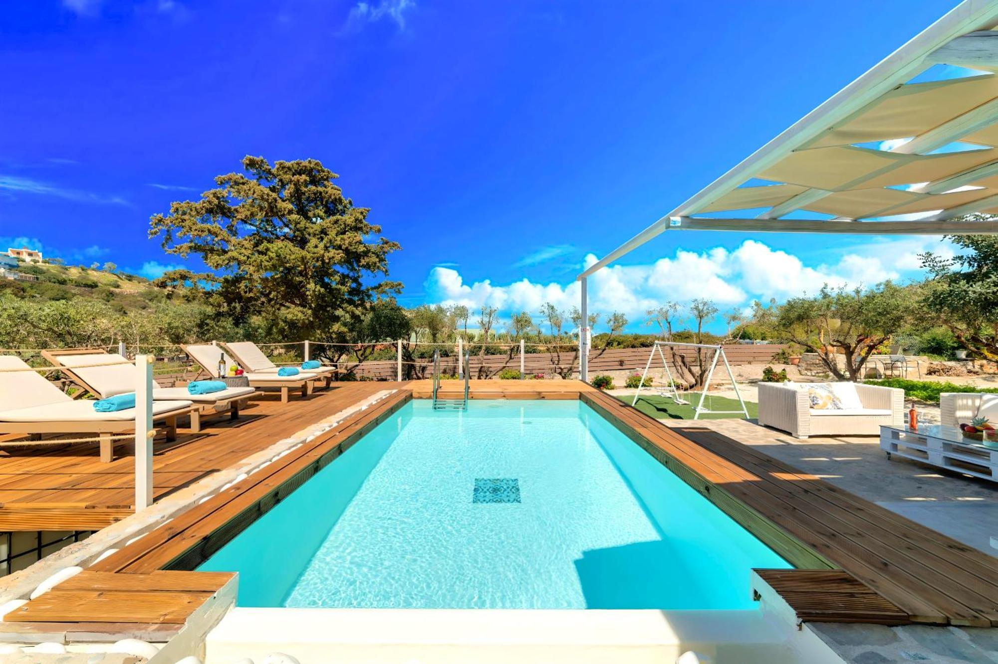 Cretan Lodge Heated Pool آغيوس نيكولاوس المظهر الخارجي الصورة