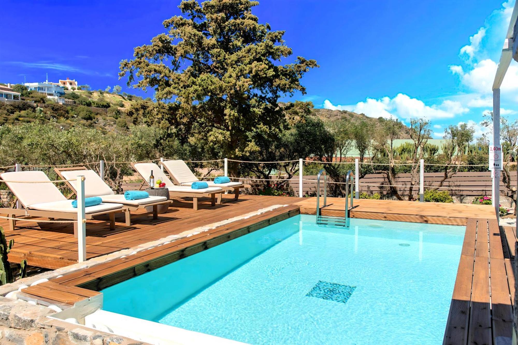 Cretan Lodge Heated Pool آغيوس نيكولاوس المظهر الخارجي الصورة